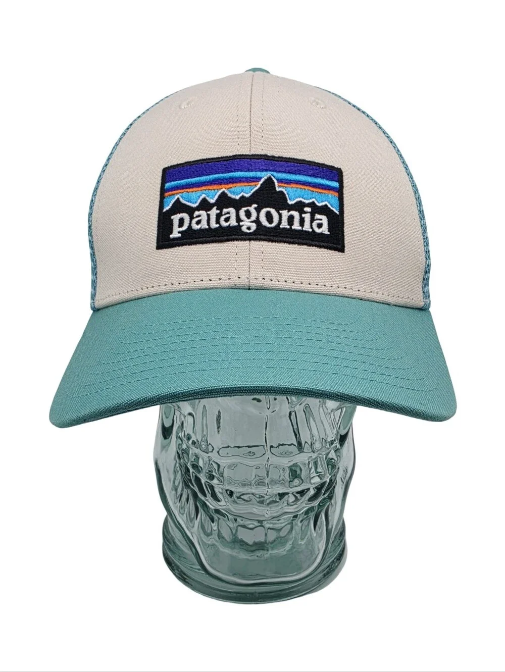Patagonia P-6 Logo LoPro Trucker Hat OS Pumice Teal